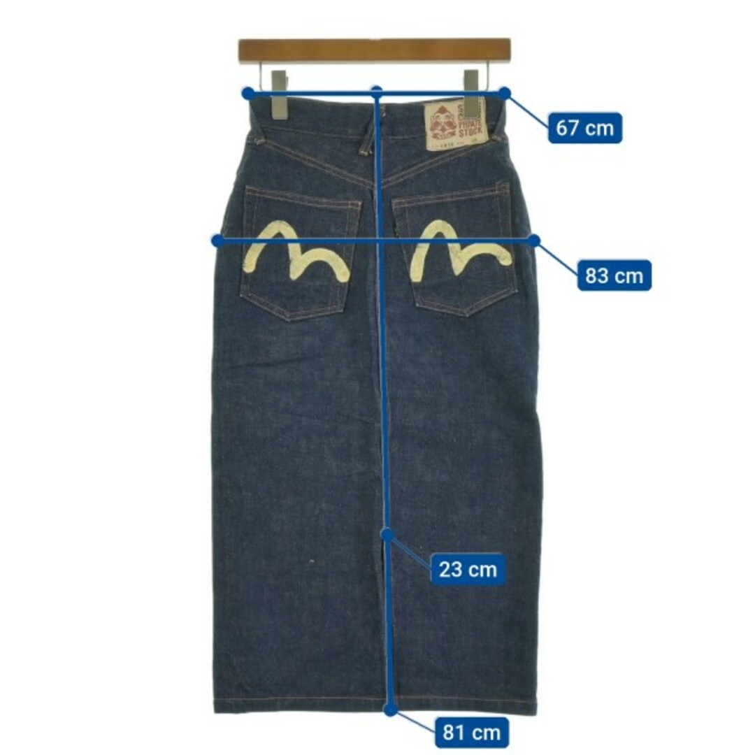 EVISU - EVISU エビス ロング・マキシ丈スカート 38(M位) インディゴ