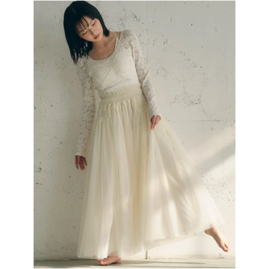 SNIDEL - snidel chacott レース柄編みプルオーバー 25ssの通販 by