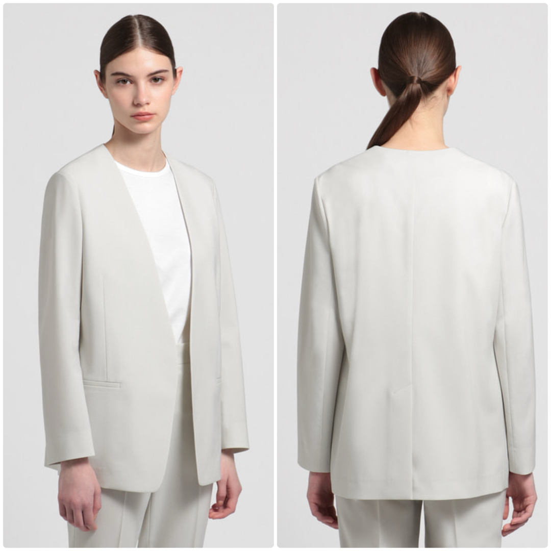 Theory luxe - 新品 theory luxe 24SS Sycamore2 ノーカラージャケット