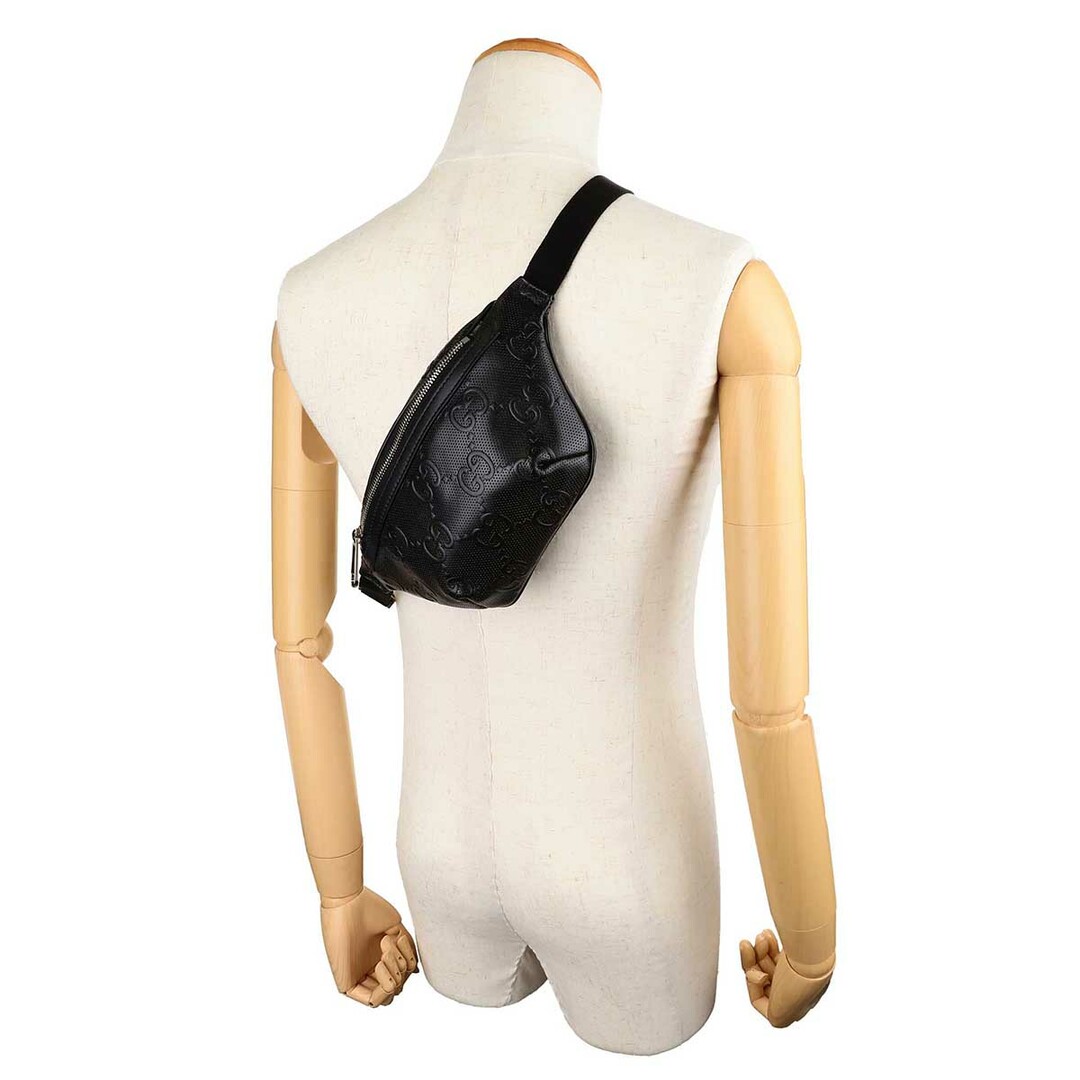 GUCCI - 新品 グッチ GUCCI ウエストバッグ・ボディバッグ GG エンボス