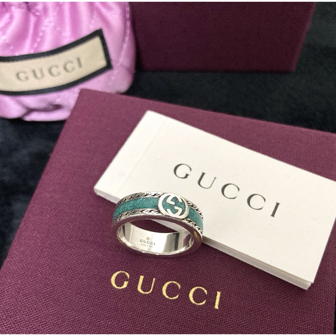 GUCCI - 正規品 GUCCI インターロッキングG/GGロゴ 14号刻印