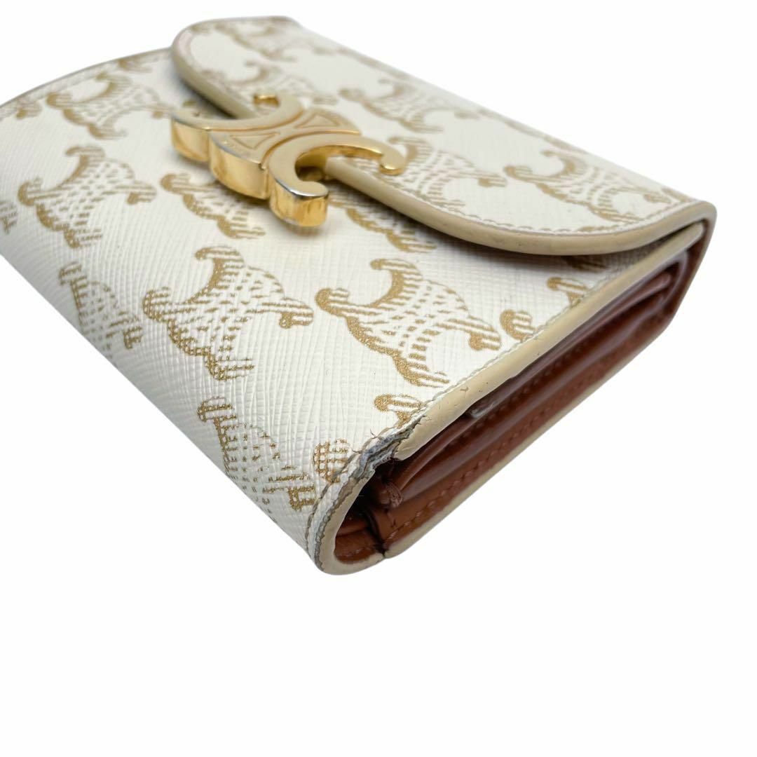 CELINE - セリーヌ マカダム トリオンフ ロゴ 三つ折り 財布