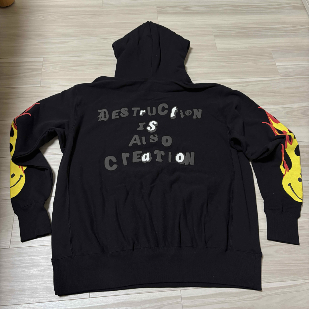 READYMADE - 新品READYMADE パーカーSMILE HOODIE Lサイズレディー