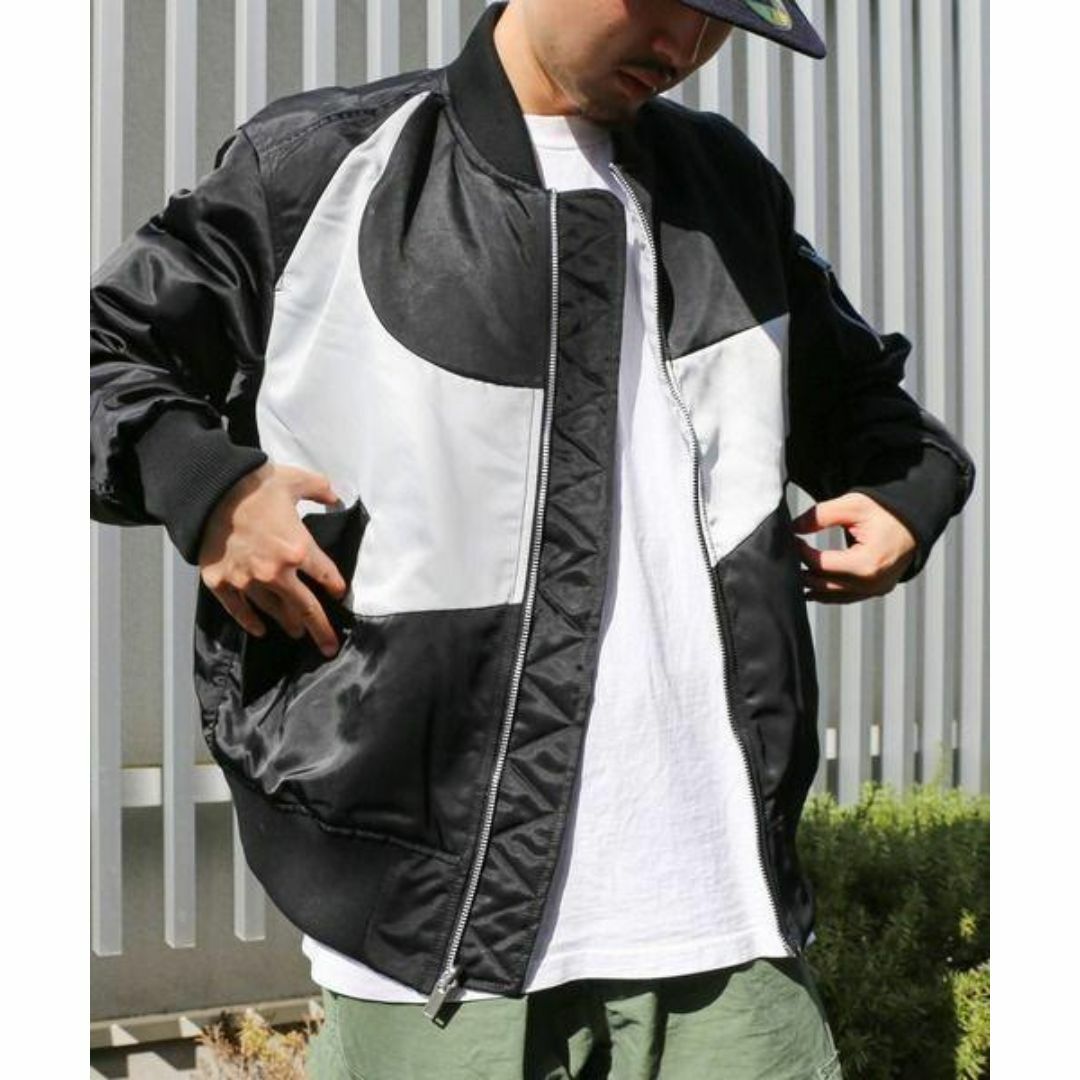 NIKE - 最後 XL ナイキ スウッシュ ボンバージャケット リバーシブル