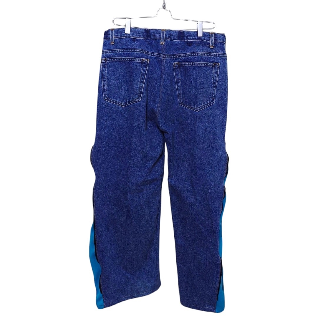 adidas - adidas ジャージ リメイク 4ジッパーデニムパンツ A-3557の