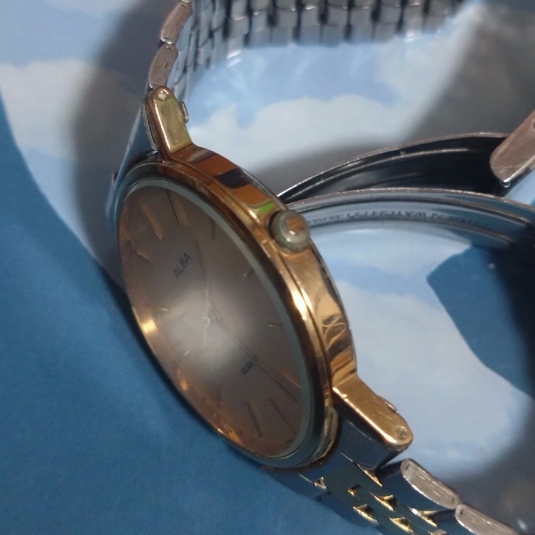 ALBA - セイコー アルバ メンズクォーツ 電池交換済稼働品 の通販 by