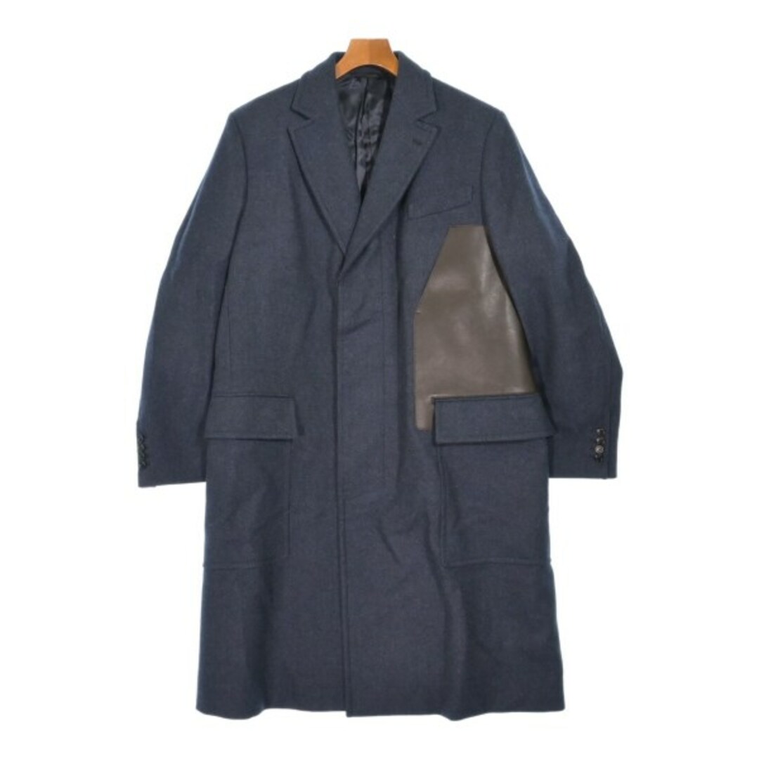 HERMES - HERMES エルメス チェスターコート XXL 紺 【古着】【中古