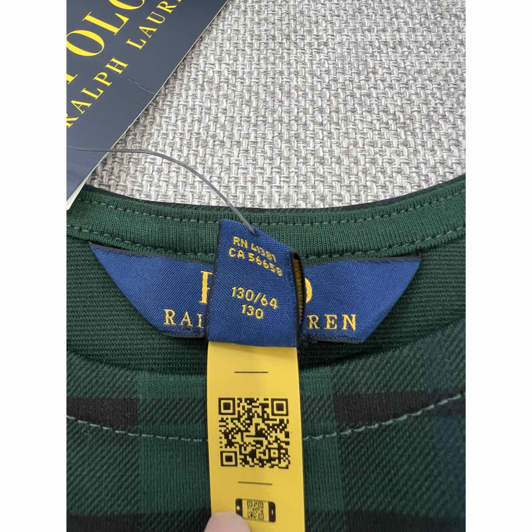 POLO RALPH LAUREN - ラルフローレン 緑×黒 ノースリーブ チェック柄