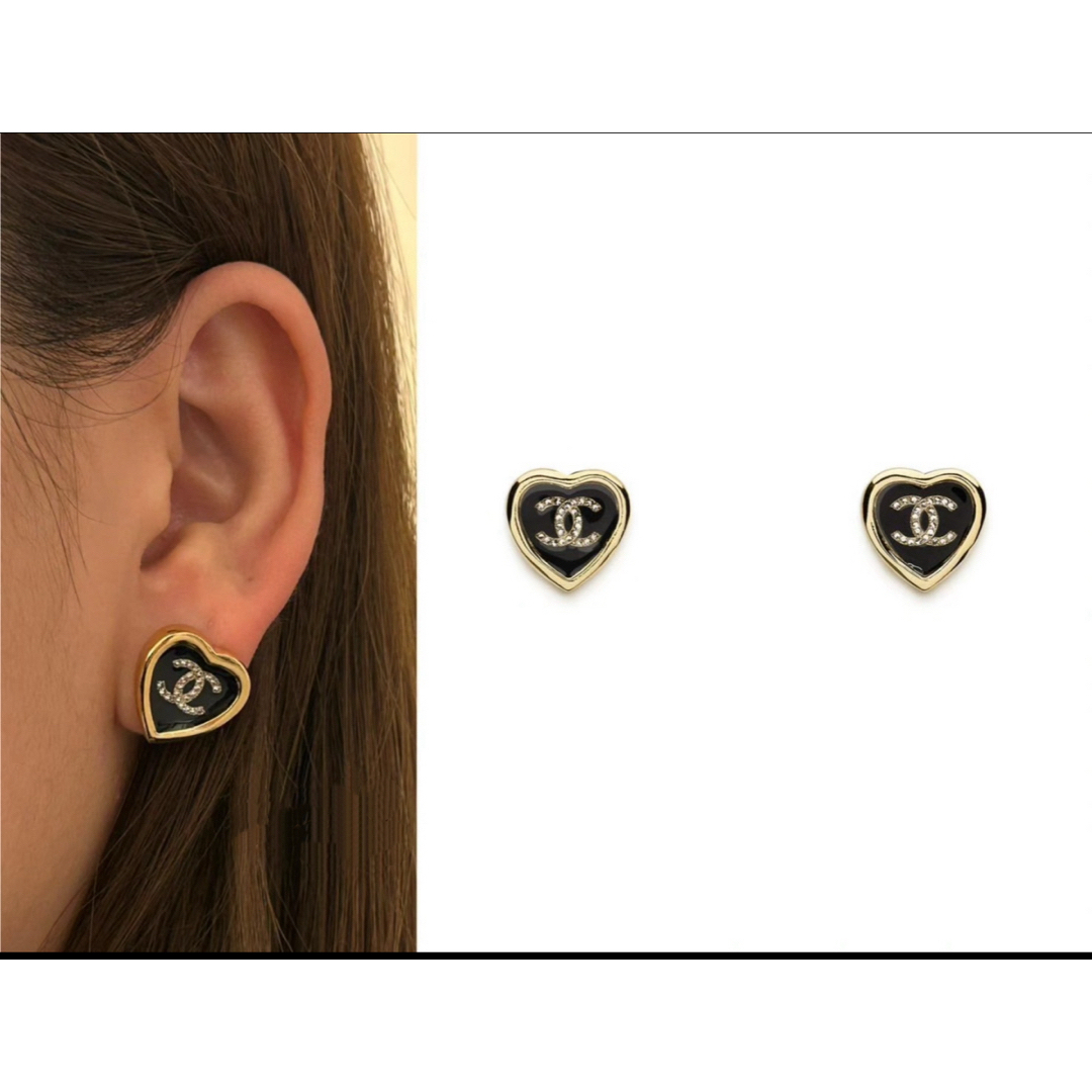 CHANEL - 値下げ！新品未使用 シャネル ピアス ハート ccロゴ ゴールド