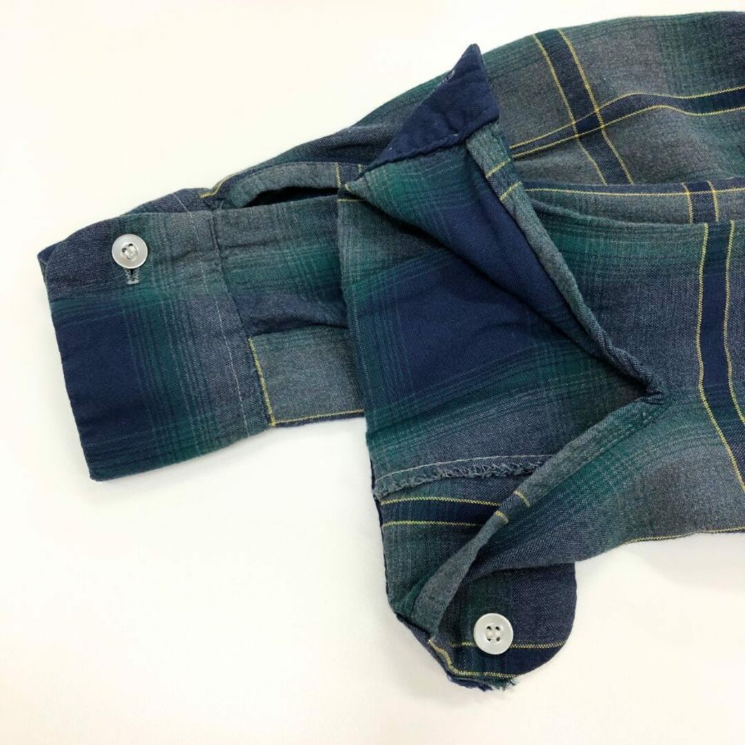 TOWNCRAFT - タウンクラフト 60S PLUSタグ オンブレチェックシャツ