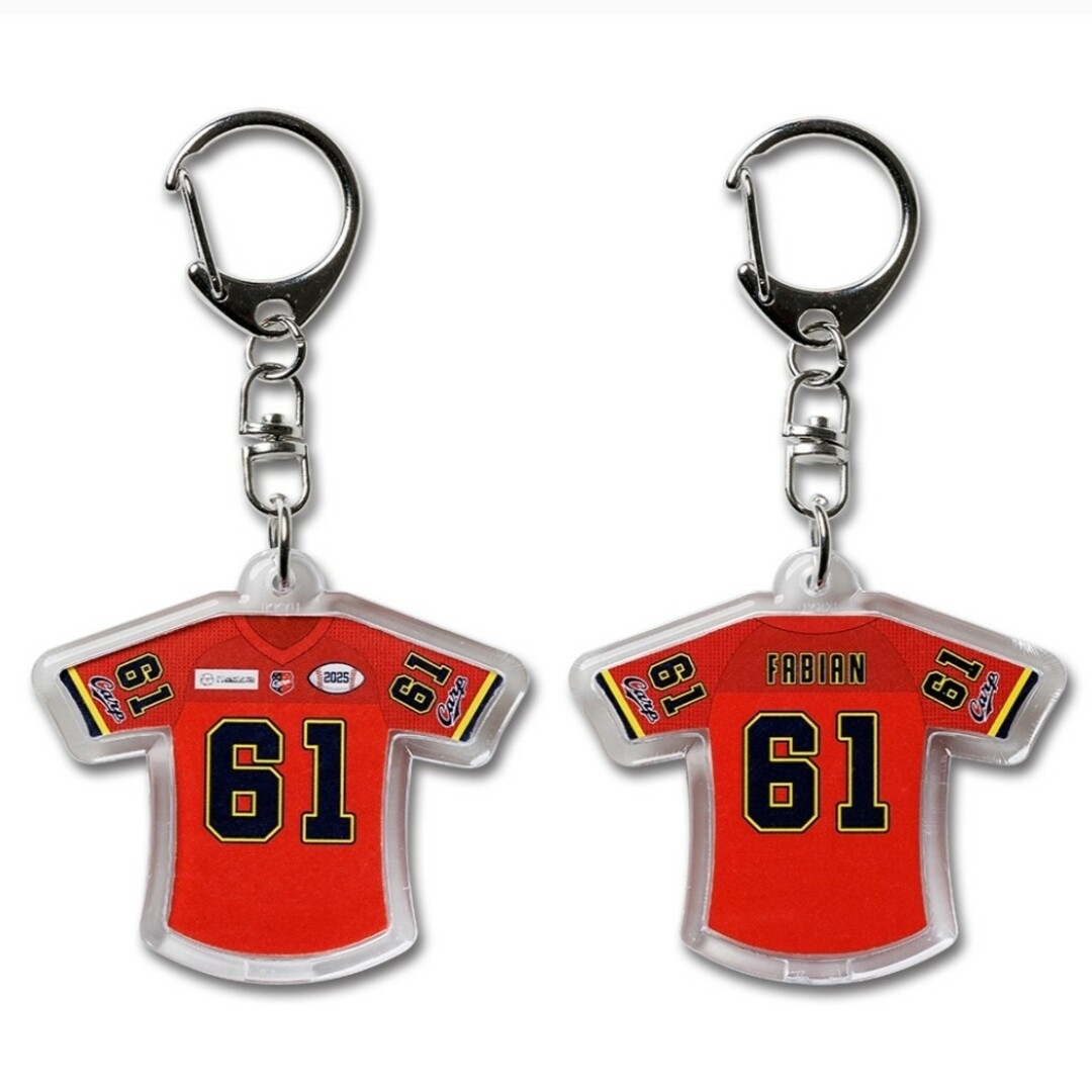 広島東洋カープ - カープアメフト風ユニフォームキーホルダー