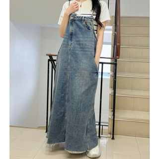 Pauline Bleu - ポリーヌブロー裾フリンジジャンスカの通販 by CHOCO's