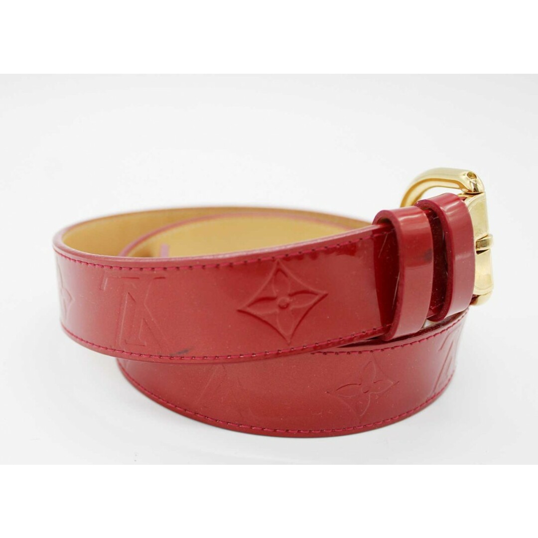 LOUIS VUITTON - ルイヴィトン ヴェルニサンチュールベルト レッド