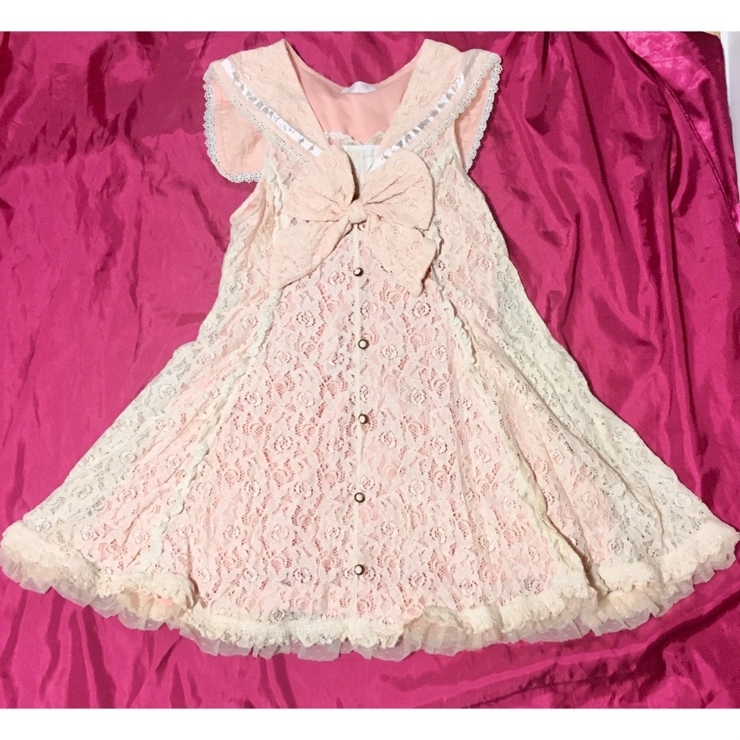 LIZ LISA - レア2000sリズリサlizlisa花柄レースセーラーワンピース