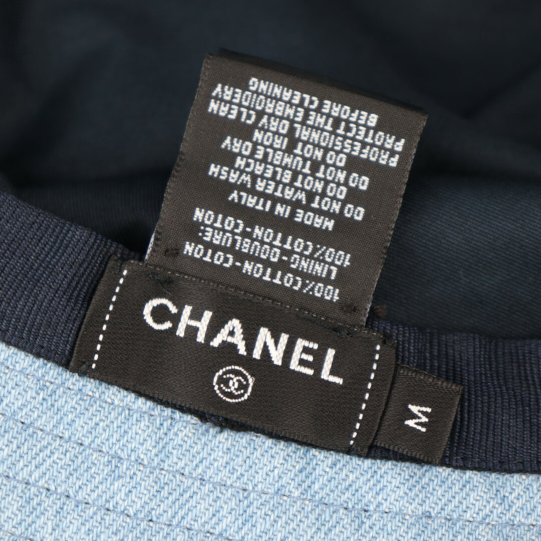 CHANEL - CHANEL シャネル バケットハット ハット - コットンデニム