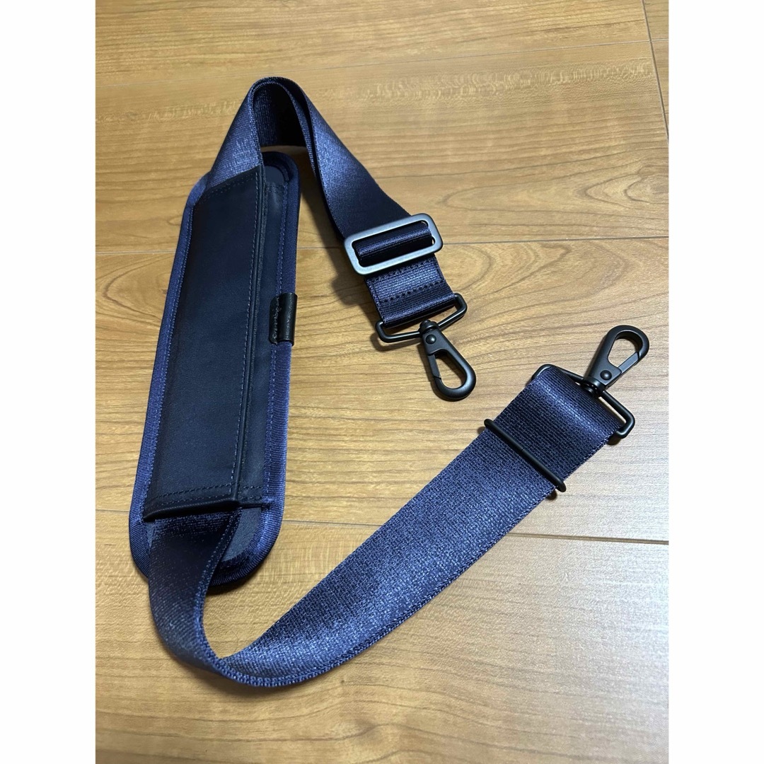 PORTER - PORTERタイム3WAY付属肩パッド付きショルダーストラップ紺の