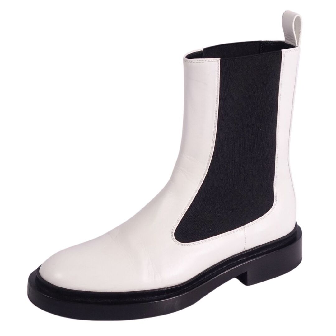 JIL SANDER - 美品 ジルサンダー JIL SANDER ブーツ サイドゴア レザー