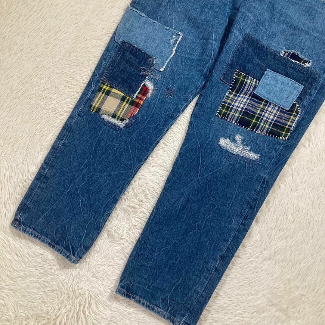 POLO RALPH LAUREN - 未使用品 ポロラルフローレン パッチワークデニム