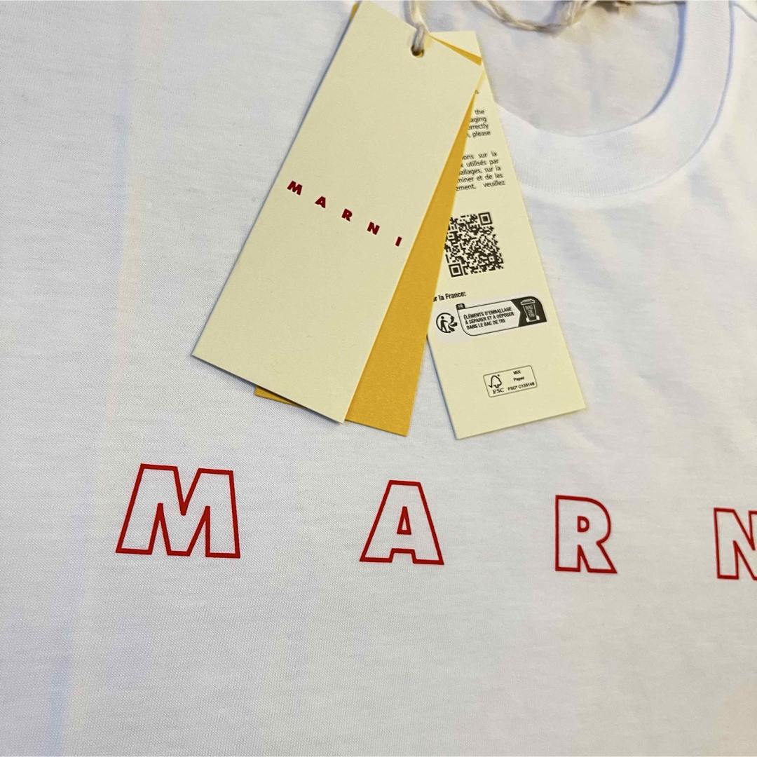 MARNI - 【新品未使用】マルニ キッズ Tシャツ ホワイト 14Y（9号
