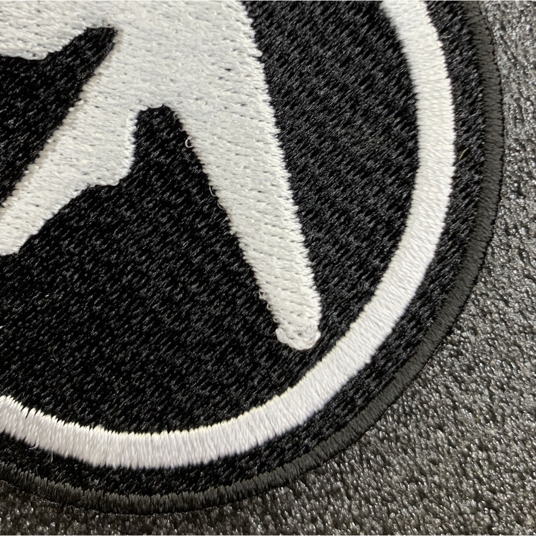 APHEX TWIN エイフェックスツイン ロゴ 黒 ワッペン 64mm径 -7の通販