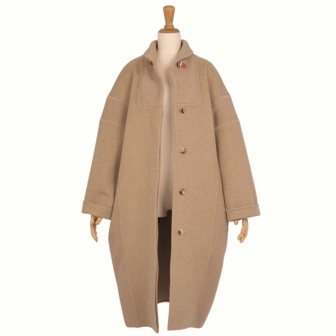 HERMES - 極美品 エルメス HERMES コート ロングコート カシミヤ100