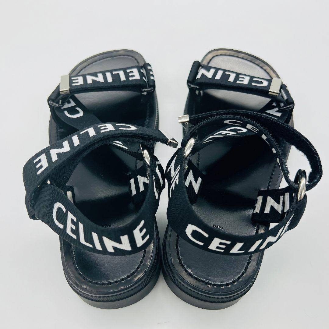 CELINE - セリーヌ レオストラッピー ベロクロ 24cm相当 サンダル