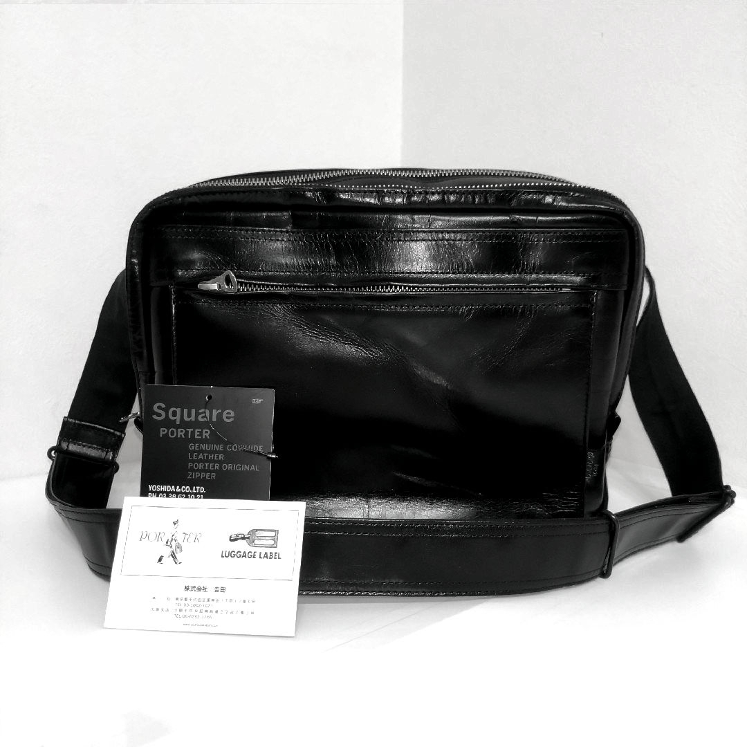 PORTER - ✨未使用級✨PORTER 本革 スクエア ショルダーバッグ