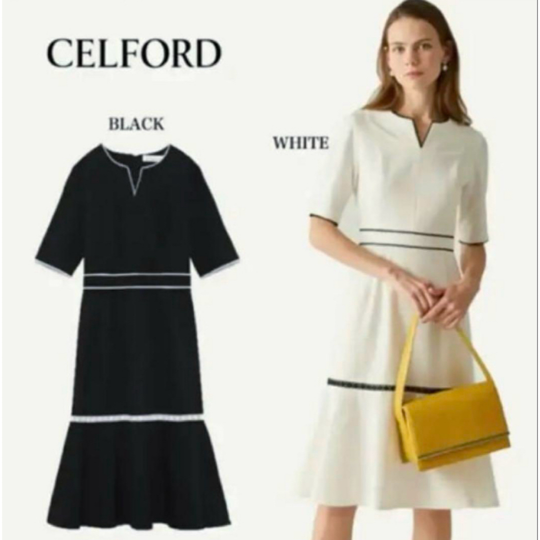 CELFORD - セルフォードcelfordレース切替ワンピースアナイ石原さとみ