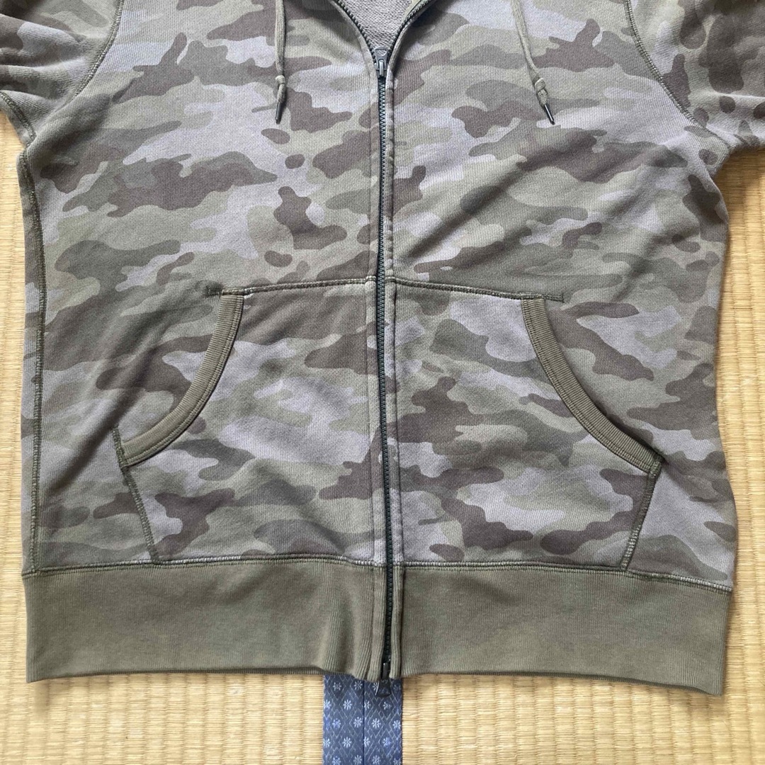 UNIQLO - 00s オールドユニクロ ダブルジップパーカー カモフラ 迷彩