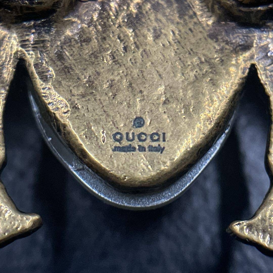 GUCCI - 良品 グッチ リング インターロッキングG 蜂 ビー パール