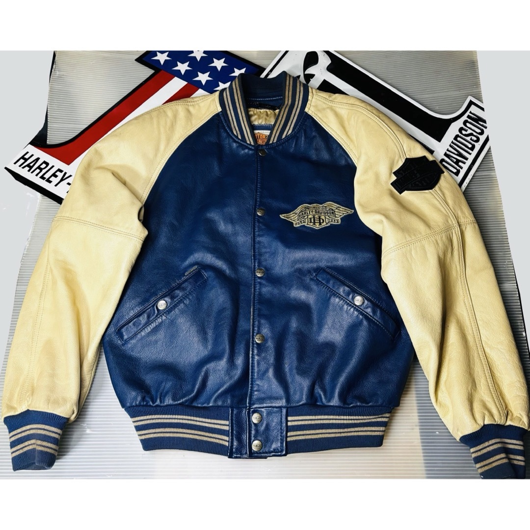 Harley Davidson - ⭐️ハーレーダビットソン見事な大型エンボス極厚の