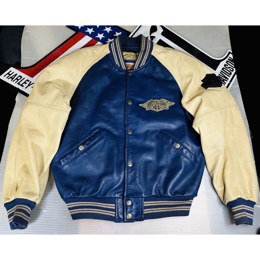 Harley Davidson - ⭐️ハーレーダビットソン見事な大型エンボス極厚の