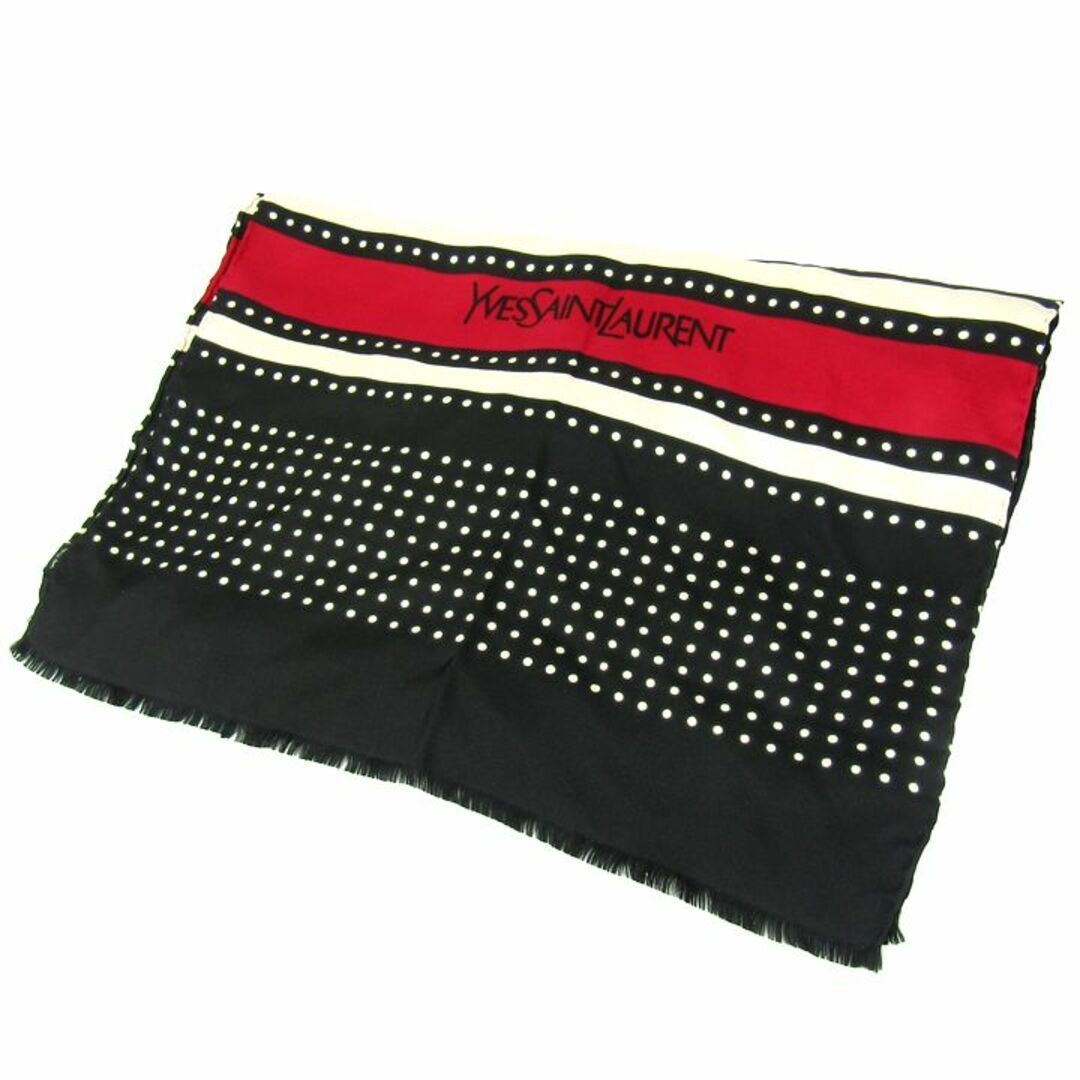 SAINT LAURENT - イヴ・サンローラン スカーフ ストール ドット柄