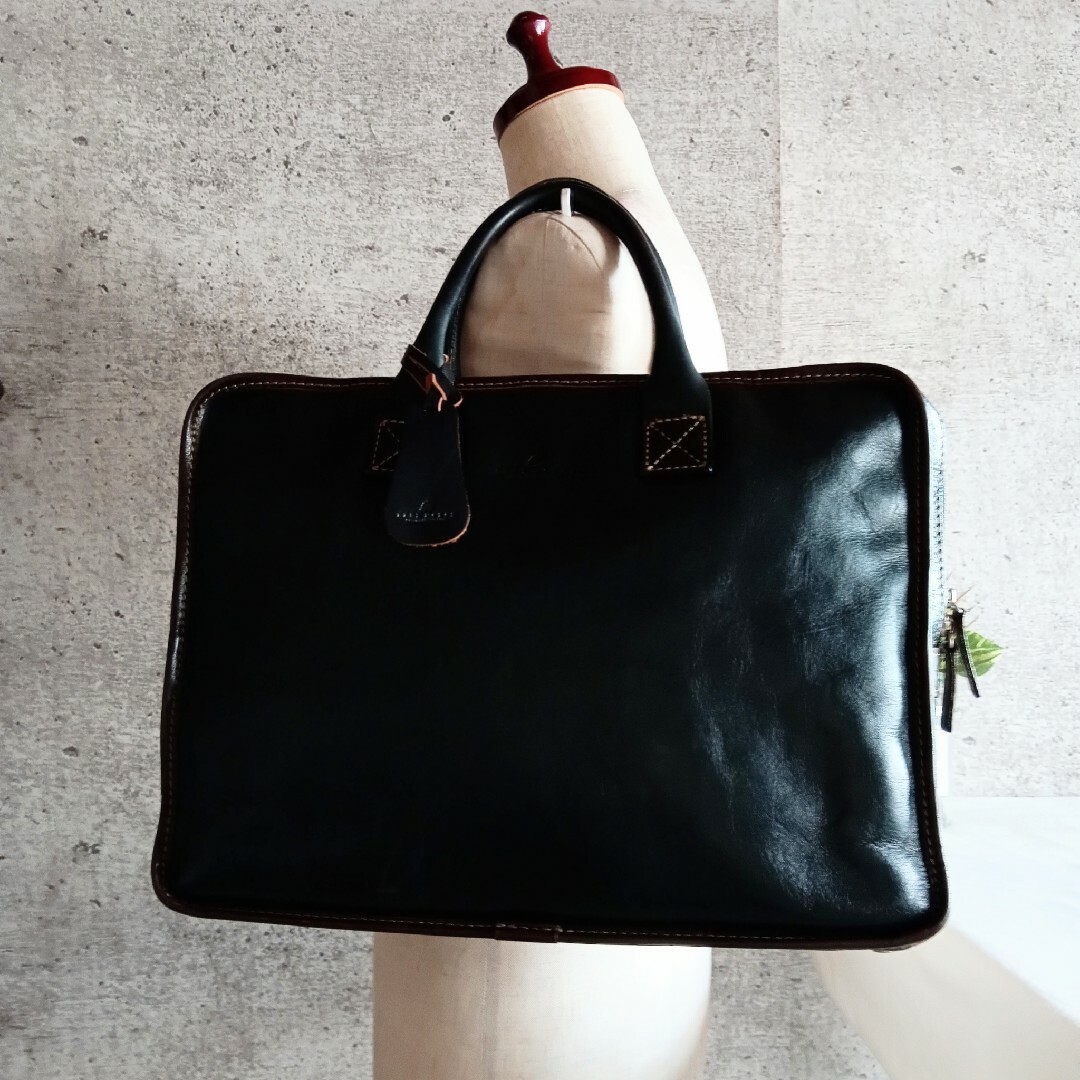 DEUXMONCX - 良品 デュモンクス 本革 レザー ビジネス トートバッグ 鞄