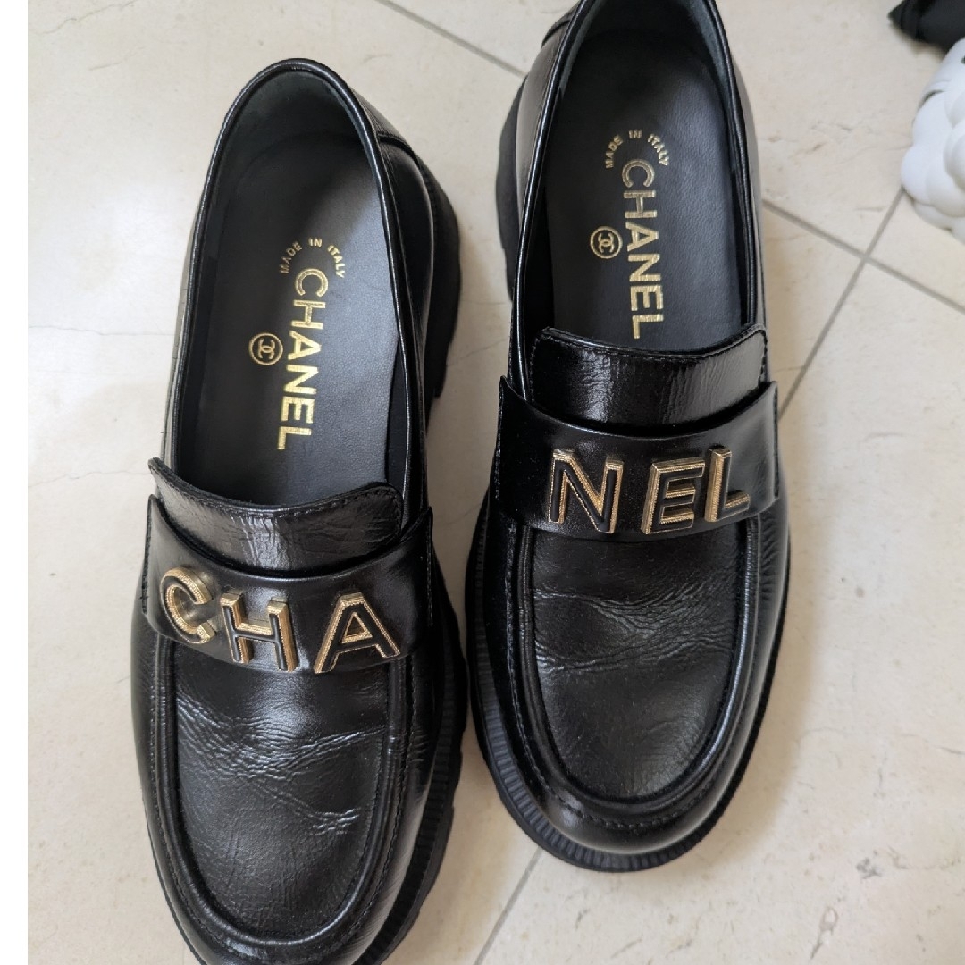 CHANEL - CHANELローファーの通販 by ラッキーshop｜シャネルならラクマ