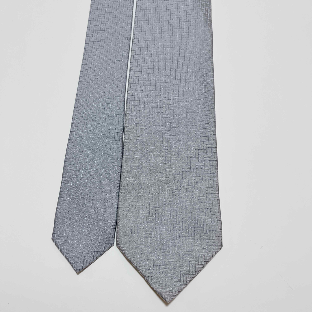 HERMES - 美品 エルメス ネクタイ ハイブランド H柄 ファソネ 光沢