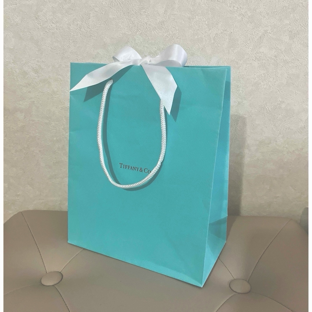 Tiffany & Co. - ティファニー ショッパー 紙袋 リボン付きの通販 by