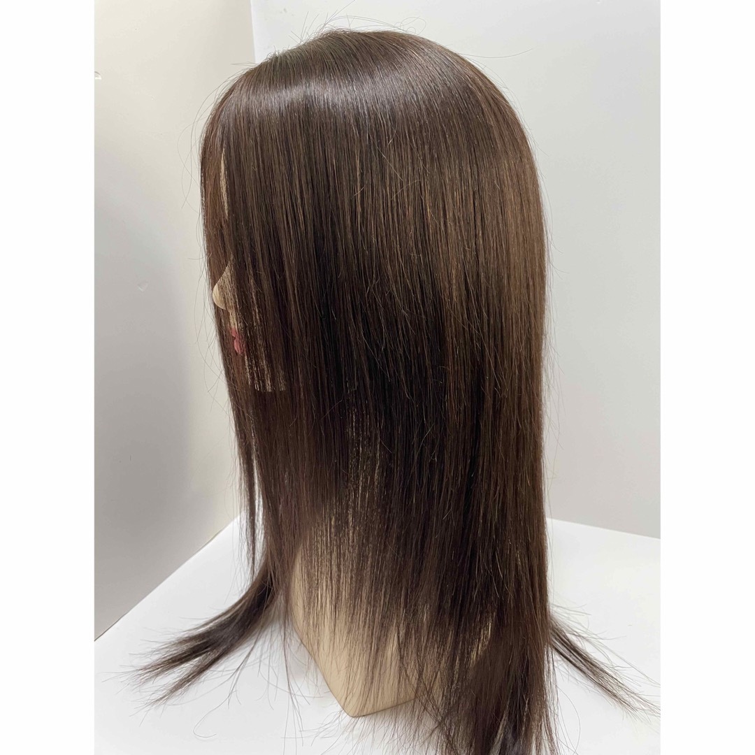 フルウィッグ人毛100%人毛ウィッグ医療ウィッグロングストレート広い