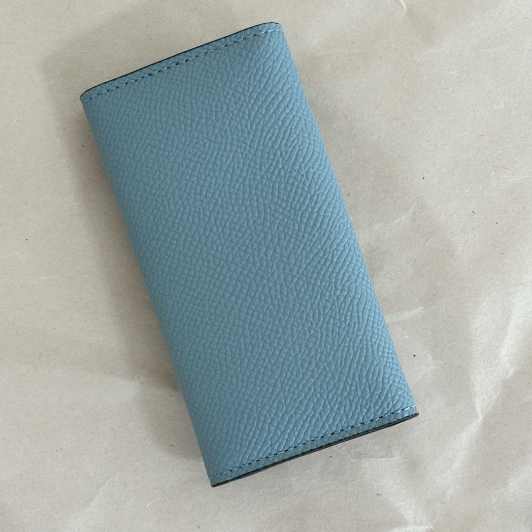 BONAVENTURA - スリム キーケース ノービレレザー ブルーリン ボナ