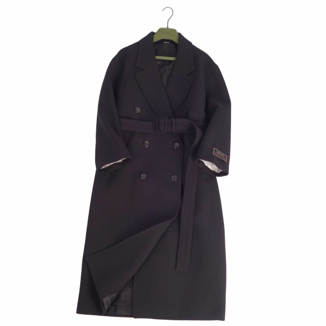 GUCCI - 極美品 グッチ GUCCI コート ロングコート ダブルブレスト