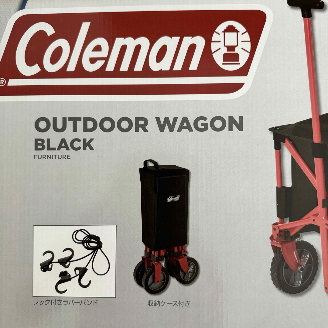 Coleman - 新品○コールマン アウトドアワゴン○レッド ブラック