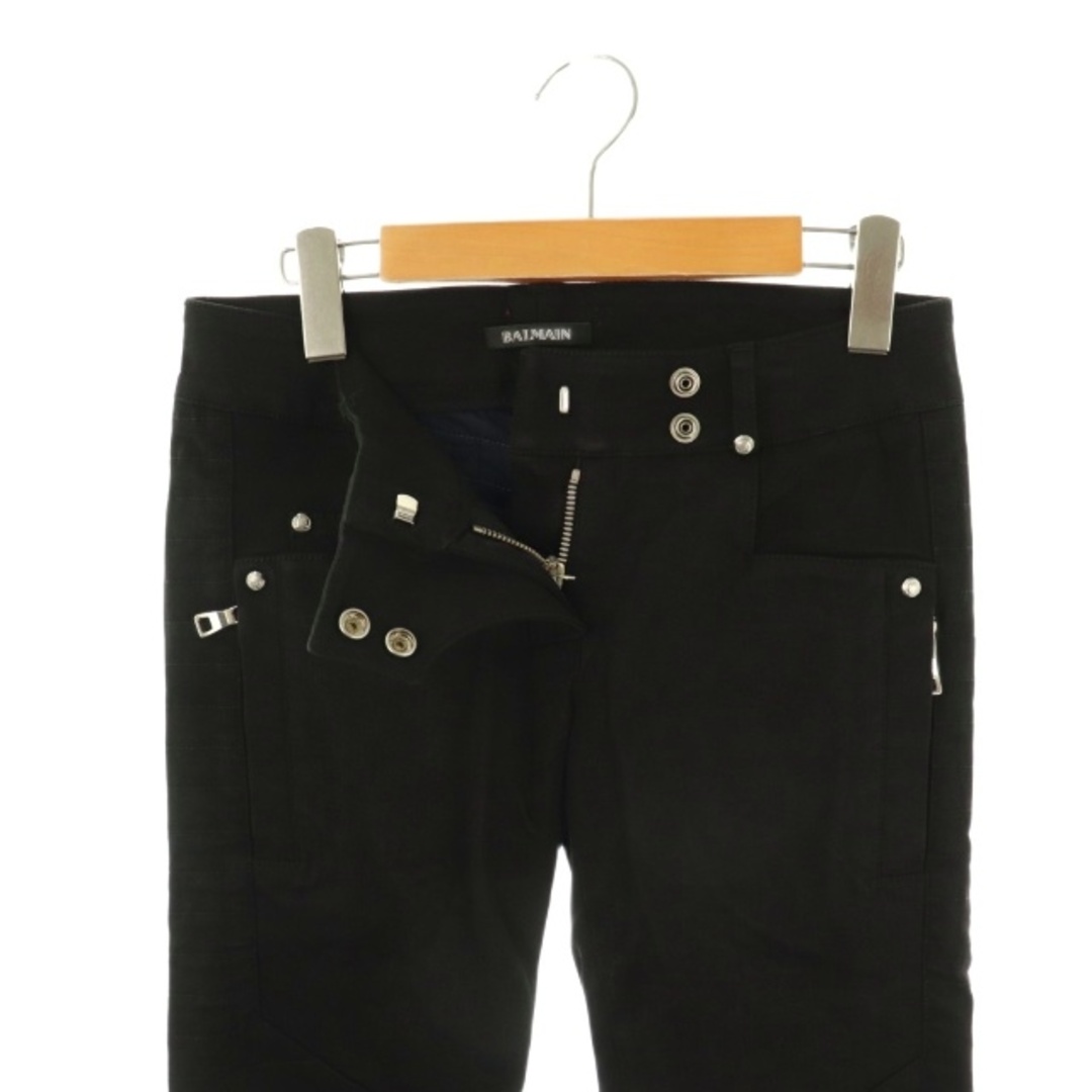 BALMAIN - バルマン BALMAIN バイカーパンツ デニム スキニー 34