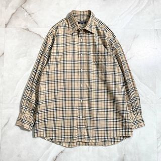 BURBERRY - A17387 バーバリーロンドン ノヴァチェック 長袖シャツ L