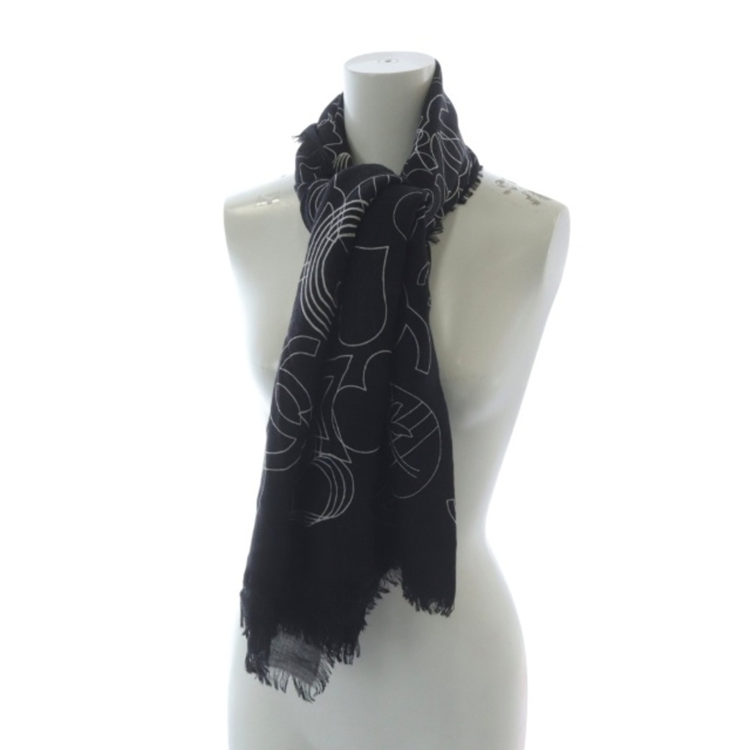 CHANEL - シャネル 24C ストール カシミヤ シルク混 ココマーク 総柄