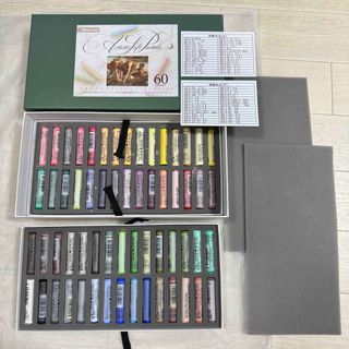 ROWNEY ラウニー ソフトパステル 60colors 60色 セットの通販 by みい