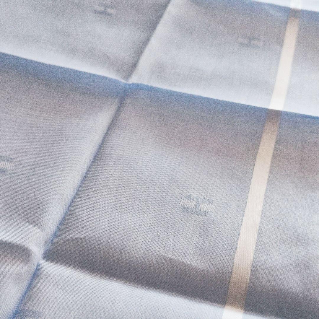 HERMES - HERMES 水色 ストライプ ハンカチ タグ付き 未使用品の通販