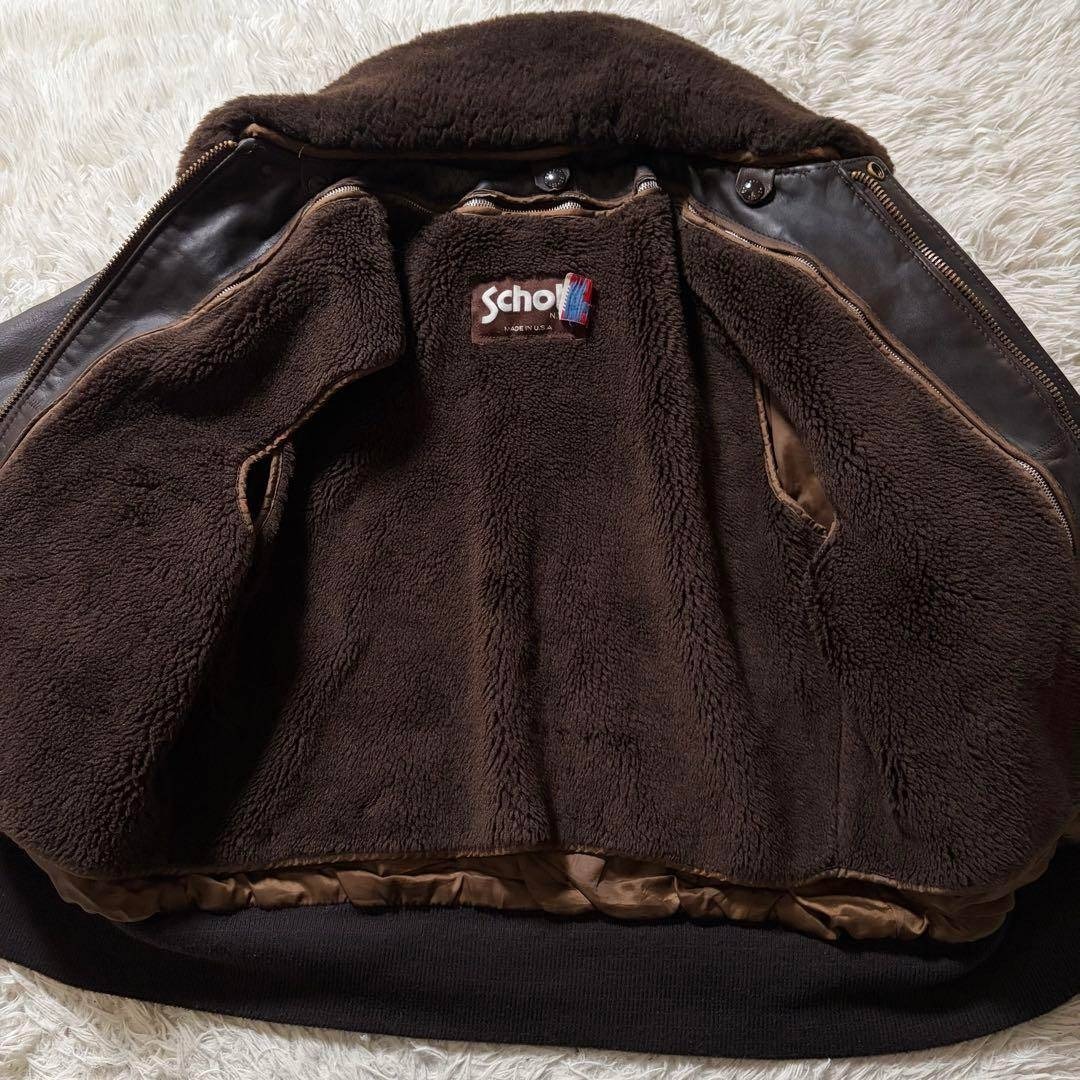 schott - 美品✨schott フライトジャケット G-1 184SM 本革 USA製 40の