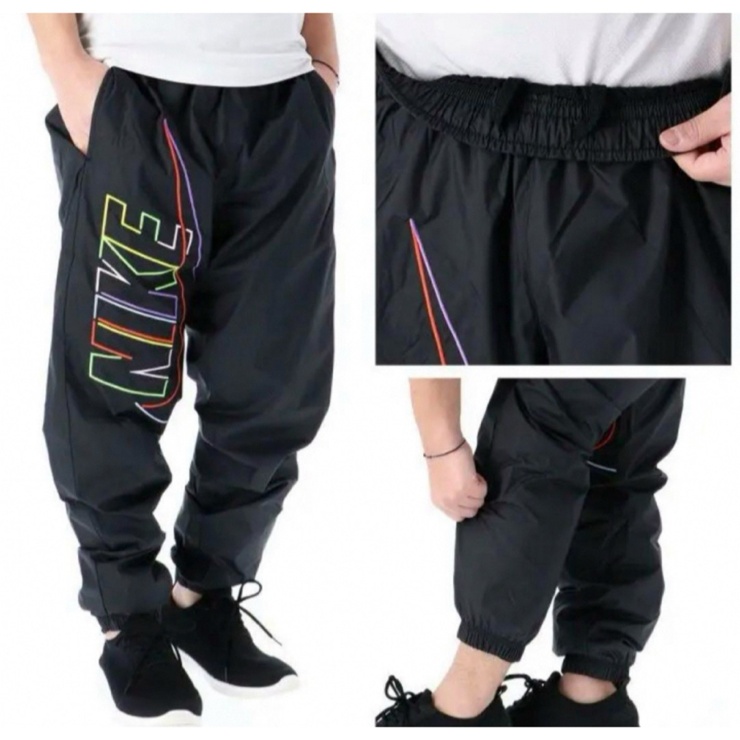 NIKE - XL 新品 ナイキ ウーブンパンツ クラブ メンズ 黒 MCF ジョガー