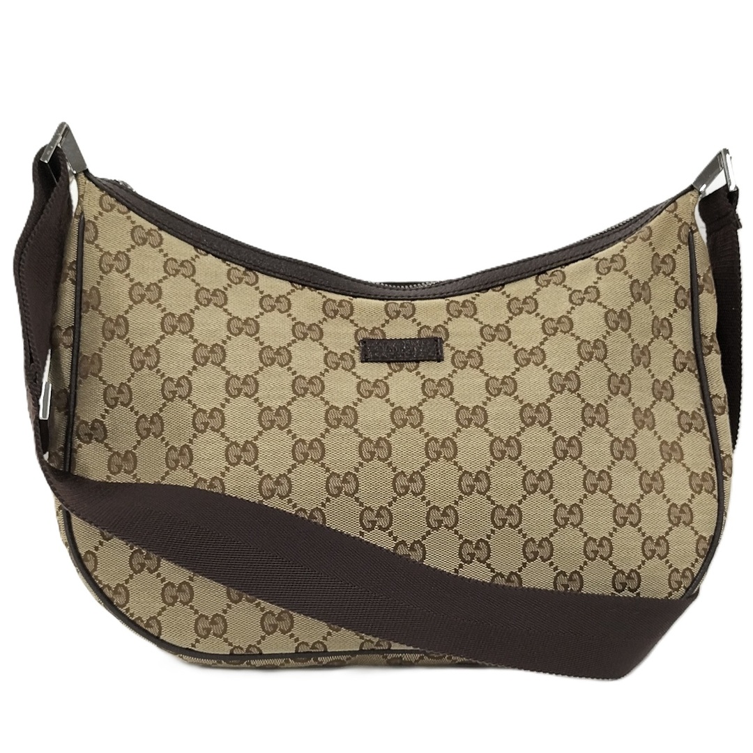 GUCCI - GUCCI ショルダーバッグ GGキャンバス キャンバス ベージュ