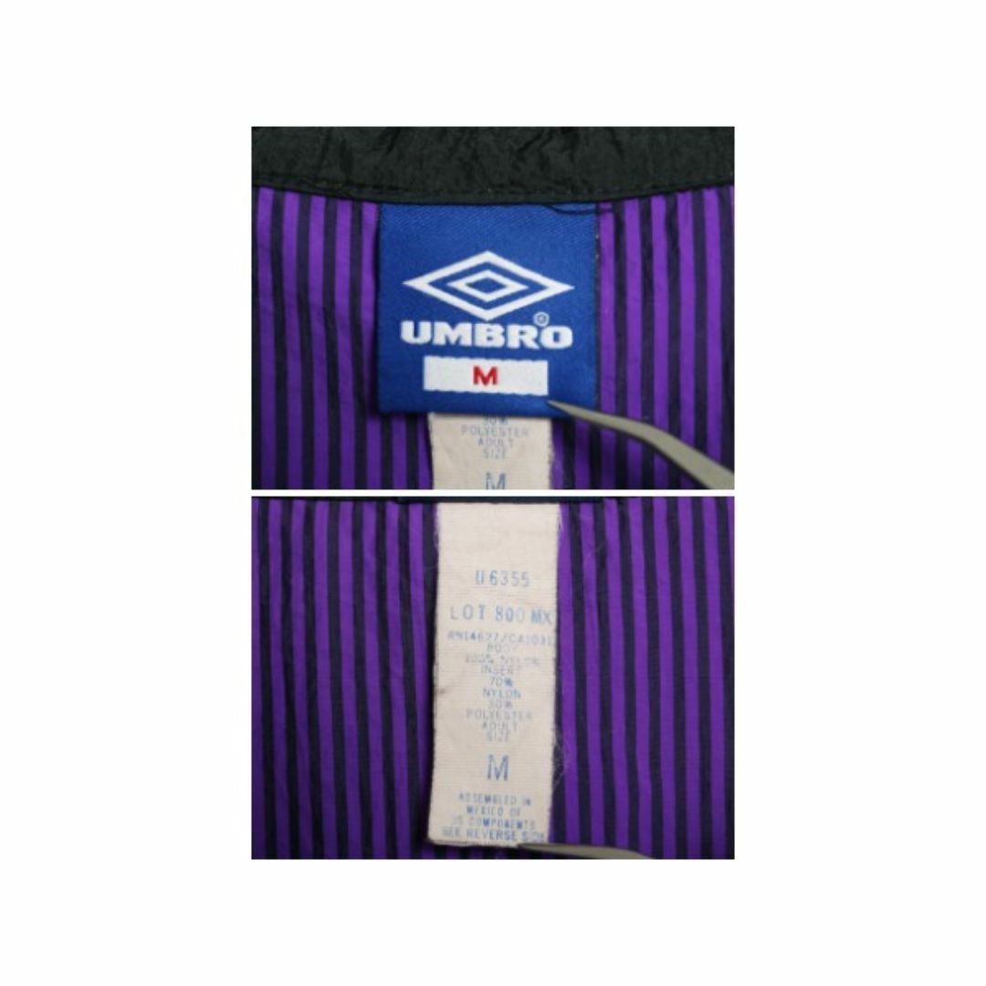 UMBRO - 90s アンブロ ハーフジップ ナイロン ジャケット メンズ M
